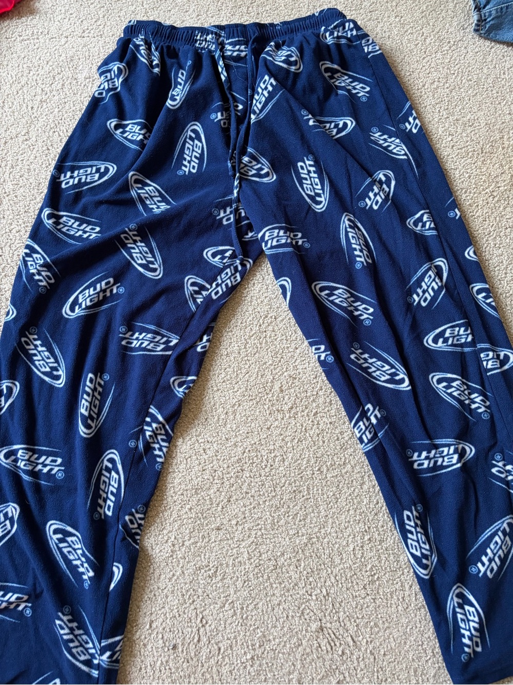Bud Light Logo Men’s Navy Lounge Joggers